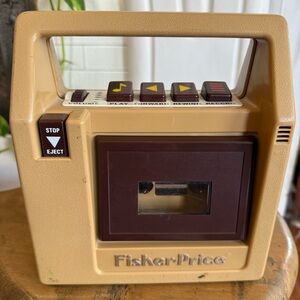 Vintage 80s Fisher Price Tape Recorder Display Decoration